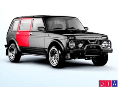 Дверь задняя правая Лада Нива Legend 5 дв. ВАЗ 21317 8450109467